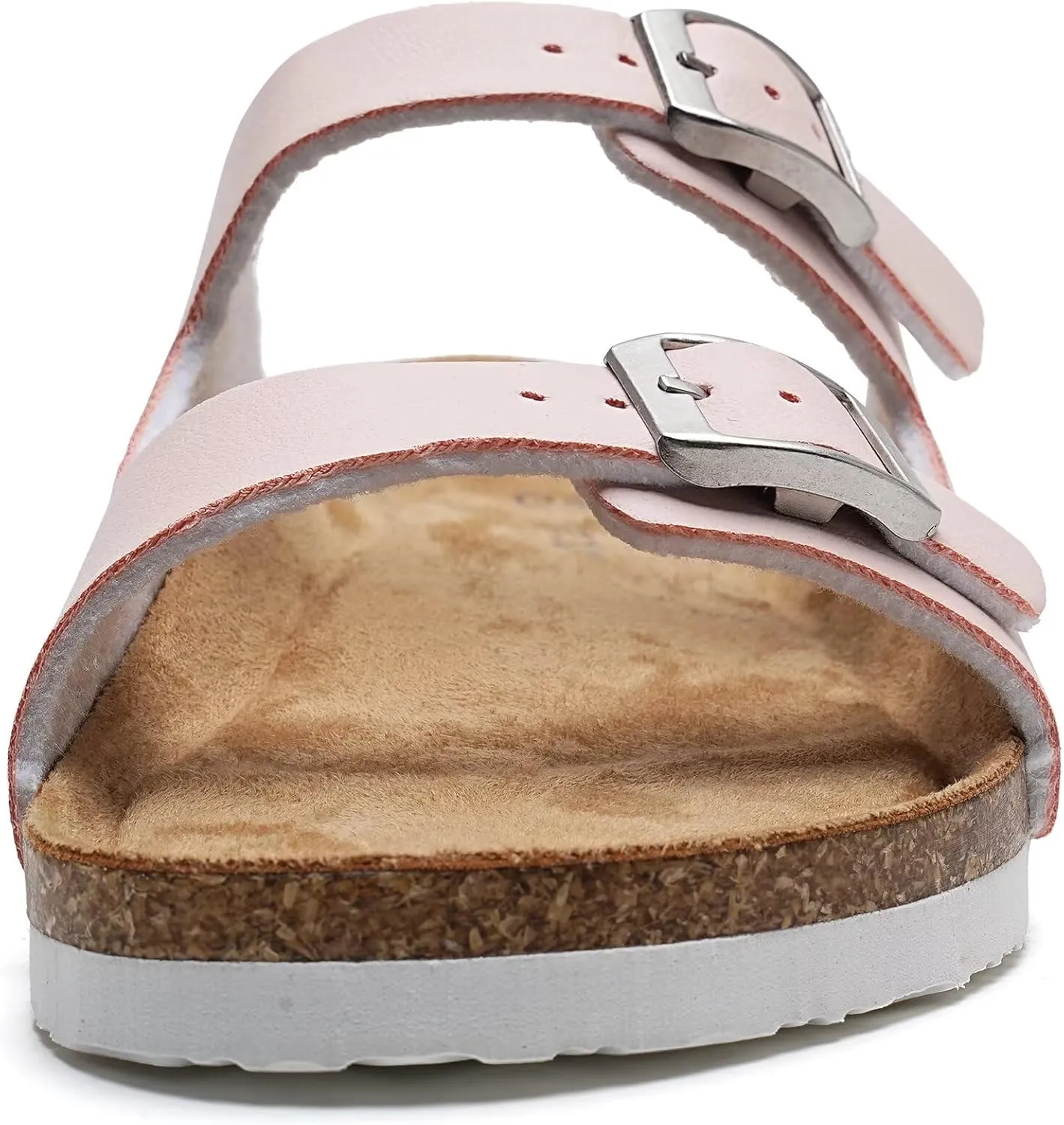 Torotto Kids Sandals Boys Girls Slide Summer Non-slip Cork Glitter Toddler Slippers with Adjustable Straps for Indoor & Outdoor