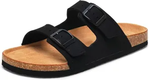 Torotto Kids Sandals Boys Girls Slide Summer Non-slip Cork Sandals with Adjustable Straps for Indoor & Outdoor