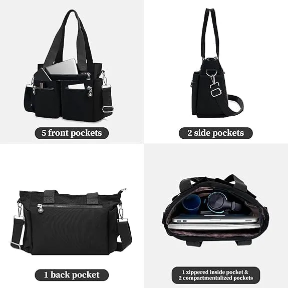 Tote Bag for Women Work Handbags for Women Crossbody Bags with Multiple Pockets