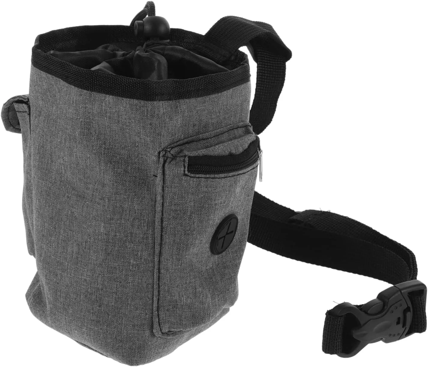 Totority Climbing Chalk Bag Chalk Weightlifting Pouch Belt Anti-Slip Oxford Zippered Pocket Versatile