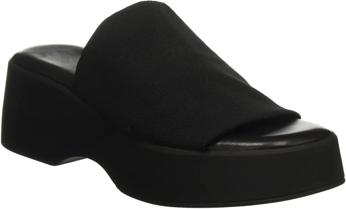 TruFox Women's Platform Sandals Wedge Slides Open Toe Comfort Padded Band Slip On