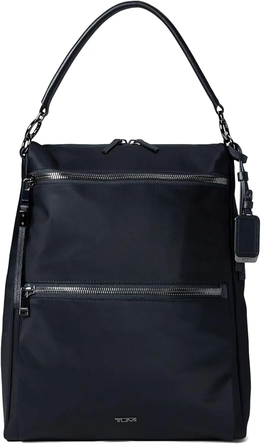 TUMI - Voyageur Leigh Backpack/Tote - Versatile Backpack & Tote for Travel, Daily Use, Commute & More - Black with Gunmetal Hardware