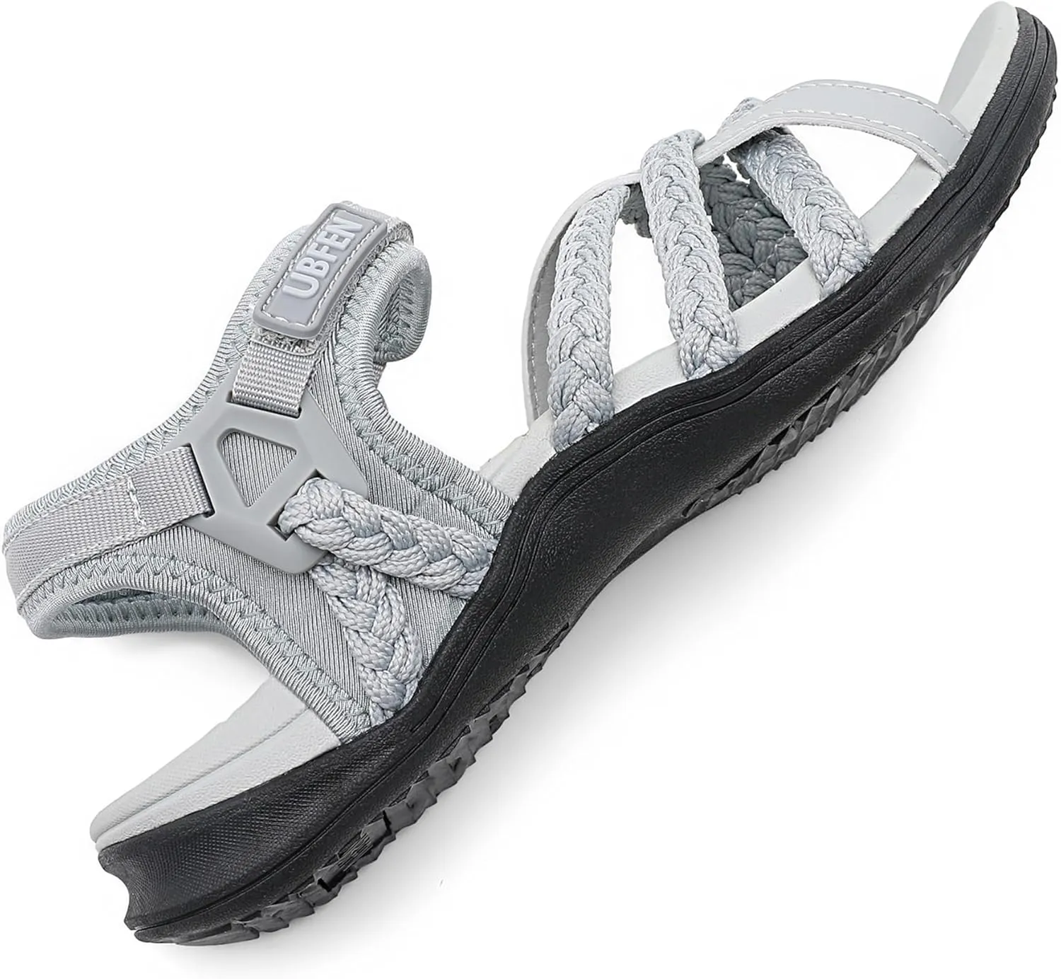 UBFEN Womens Hiking Sandals Sport Walking Adjustable Hook Ankle Straps Comfortable Outdoor Beach Athletic Shoes