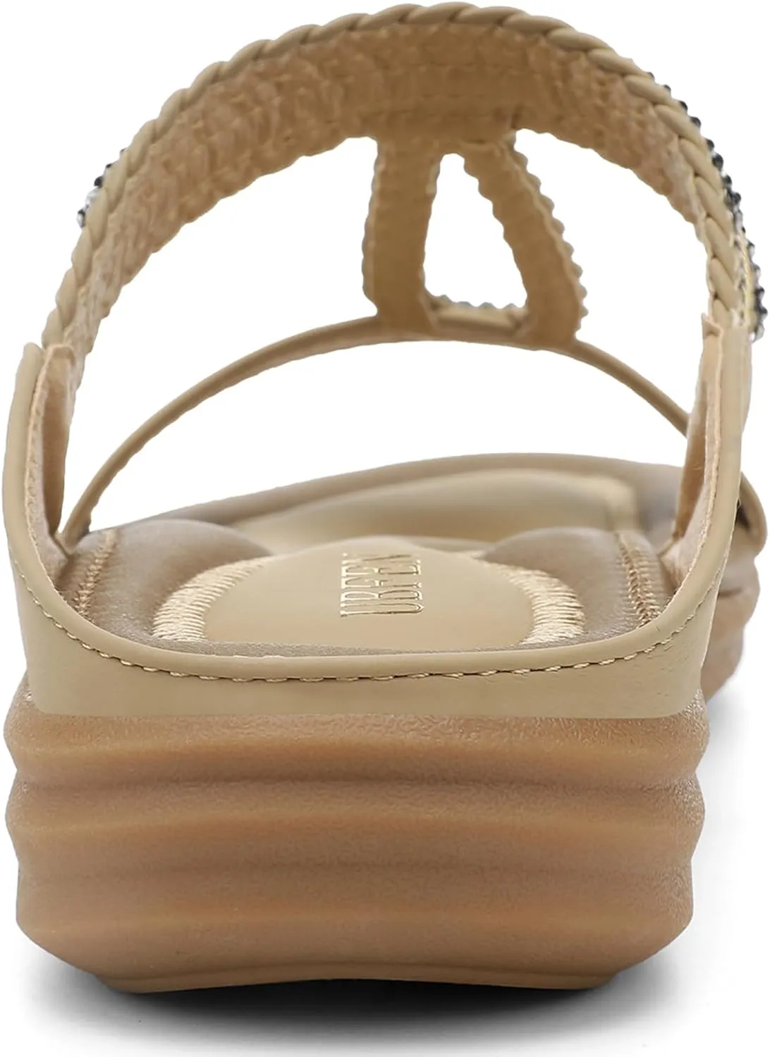 UBFEN Womens Slides Walking Sandals Comfortable Platform Slip On Dressy Summer