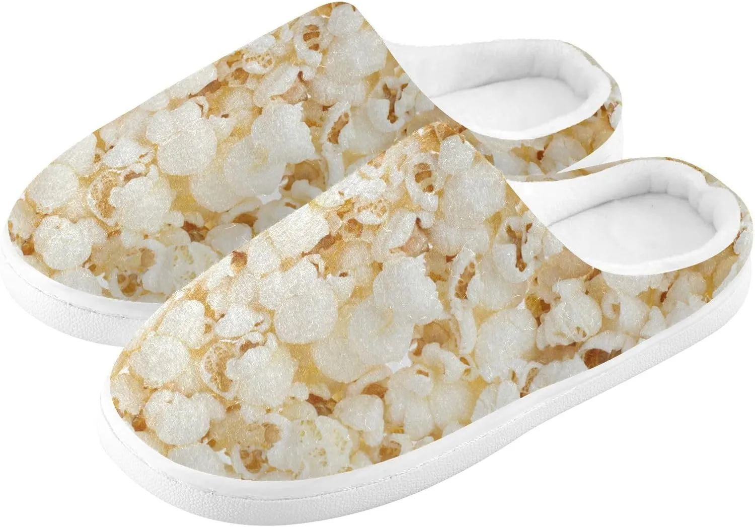 Unisex Memory Foam Slippers Non-Skid Slip-on Soft Warm Sole Fleece Shoes 6-17