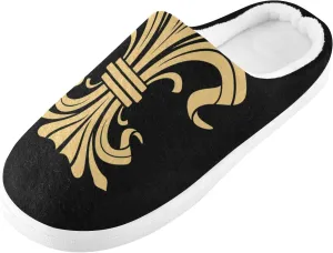 Unisex Memory Foam Slippers Non-Skid Slip-on Soft Warm Sole Fleece Shoes 6-17
