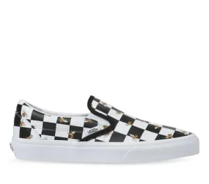 Vans Classic Slip On Bee Check