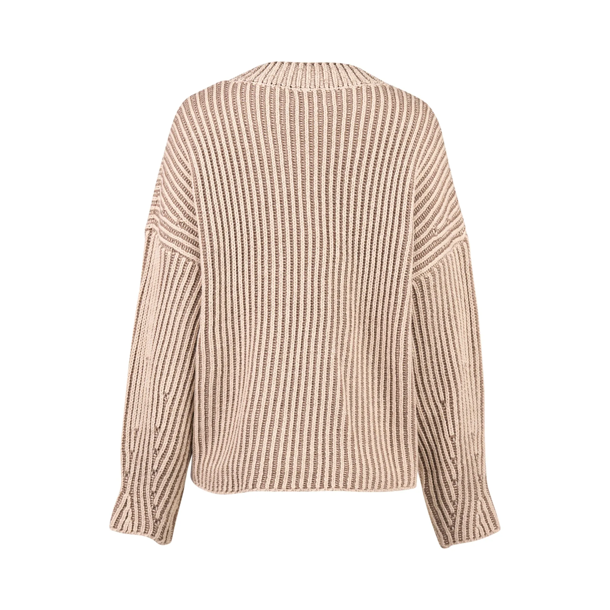 VASSALLI HIGH NECK 2 TONE SWEATER