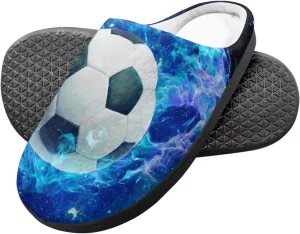 Veniyate Kids Fuzzy House Memory Foam Slippers Bedroom Shoes Cozy Indoor Slide for Boys Girls
