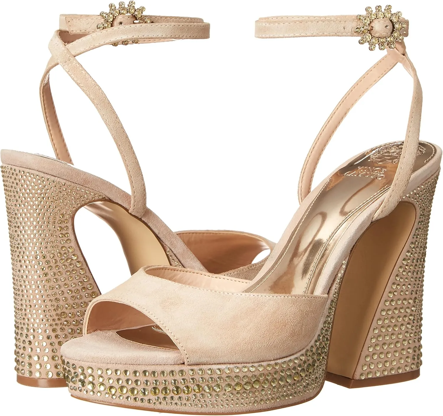 Vince Camuto Women's Footwear Inna Studded Platform Heel Sandal Wedge