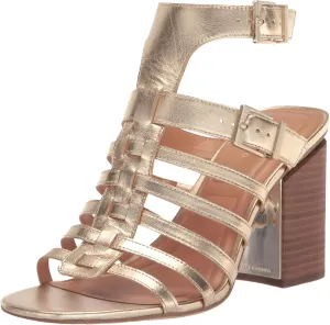 Vince Camuto Women's Hicheny Buckle High Heel Sandal Heeled