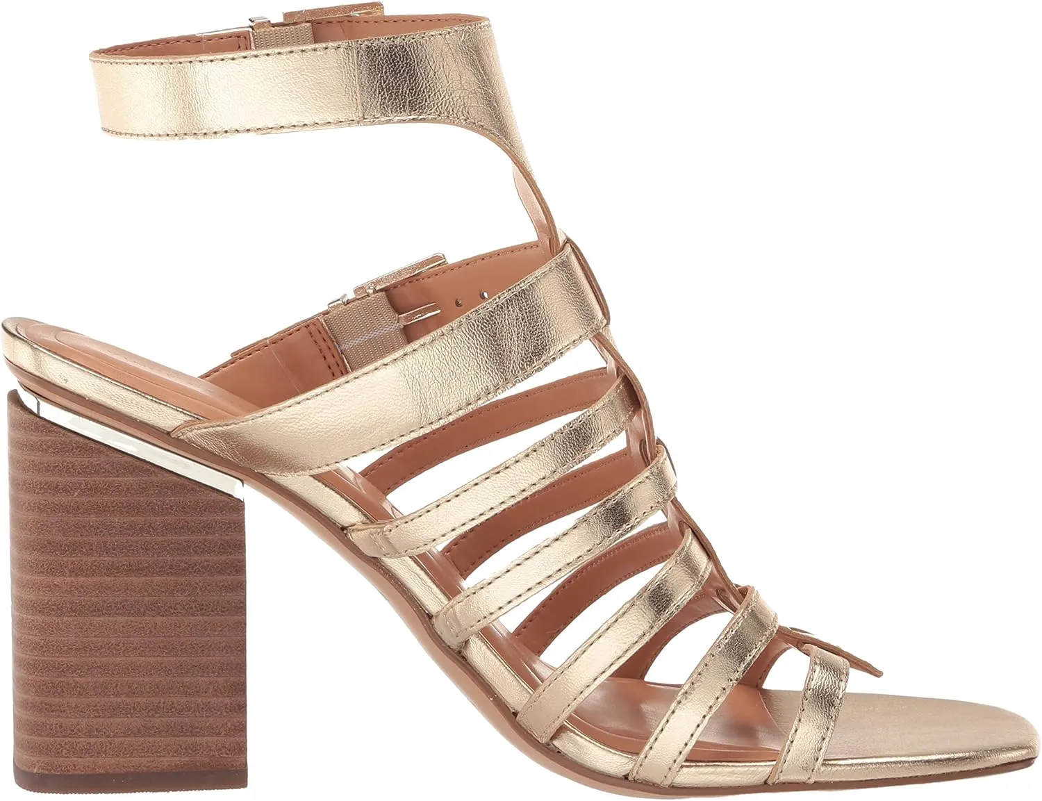 Vince Camuto Women's Hicheny Buckle High Heel Sandal Heeled