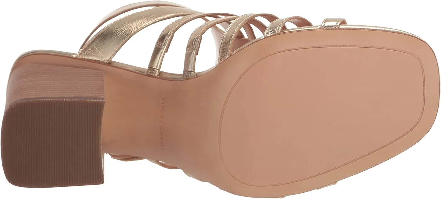 Vince Camuto Women's Hicheny Buckle High Heel Sandal Heeled