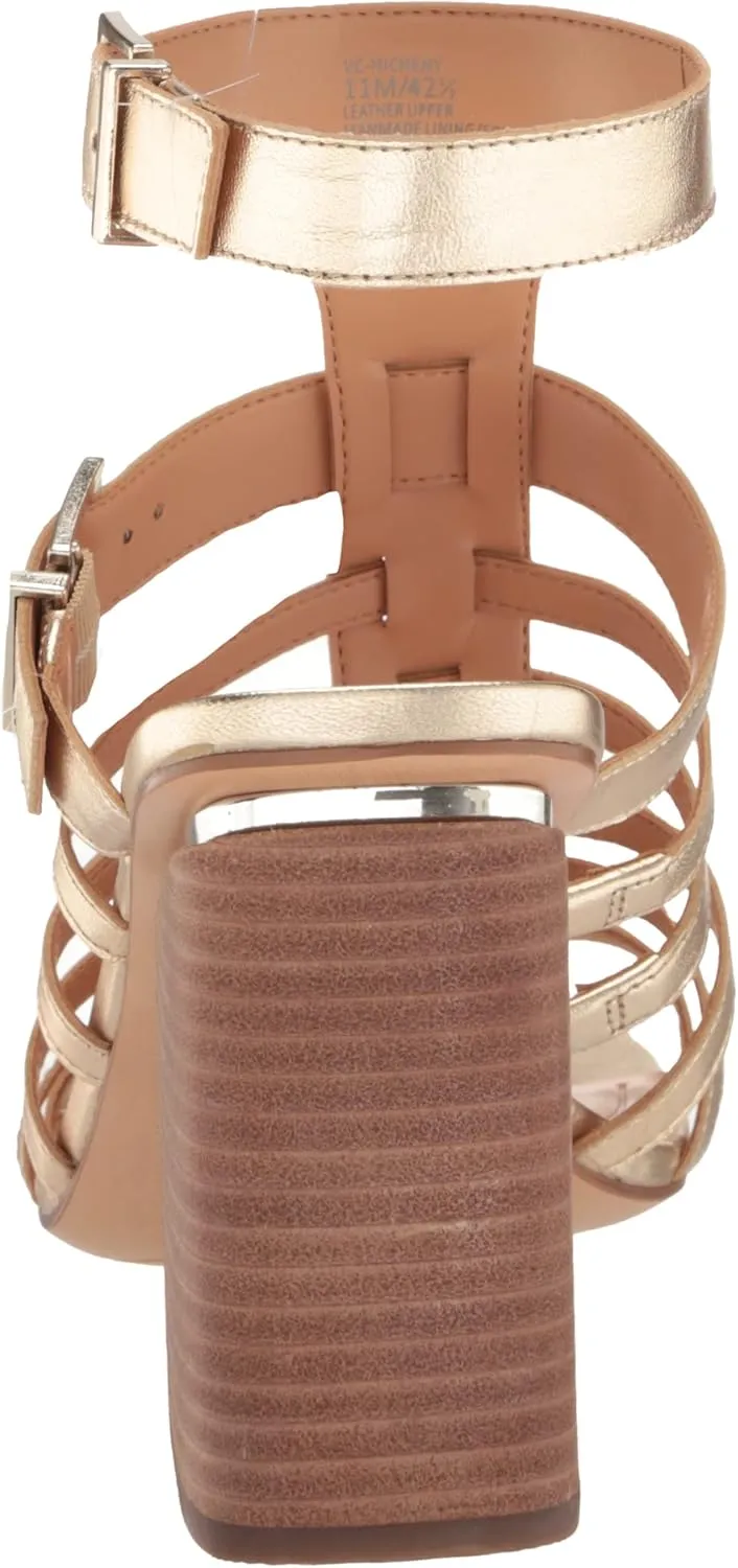 Vince Camuto Women's Hicheny Buckle High Heel Sandal Heeled