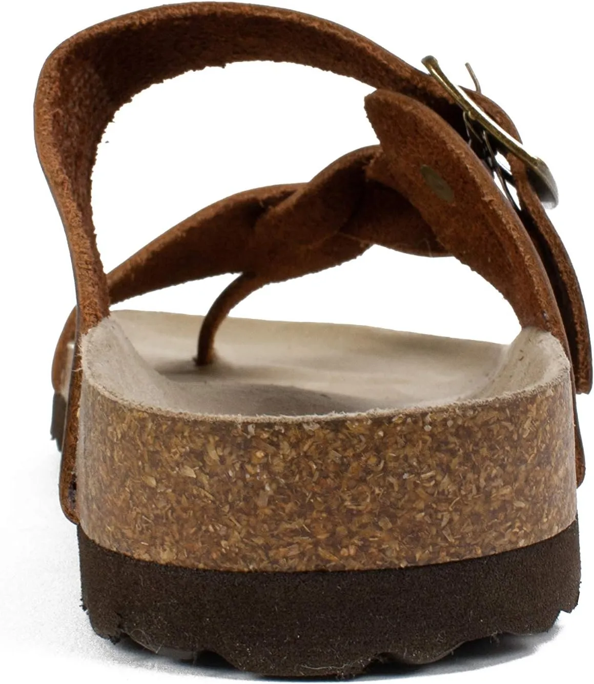 WHITE MOUNTAIN Women's Crawford Signature Comfort Molded Footbed Braided Sandal