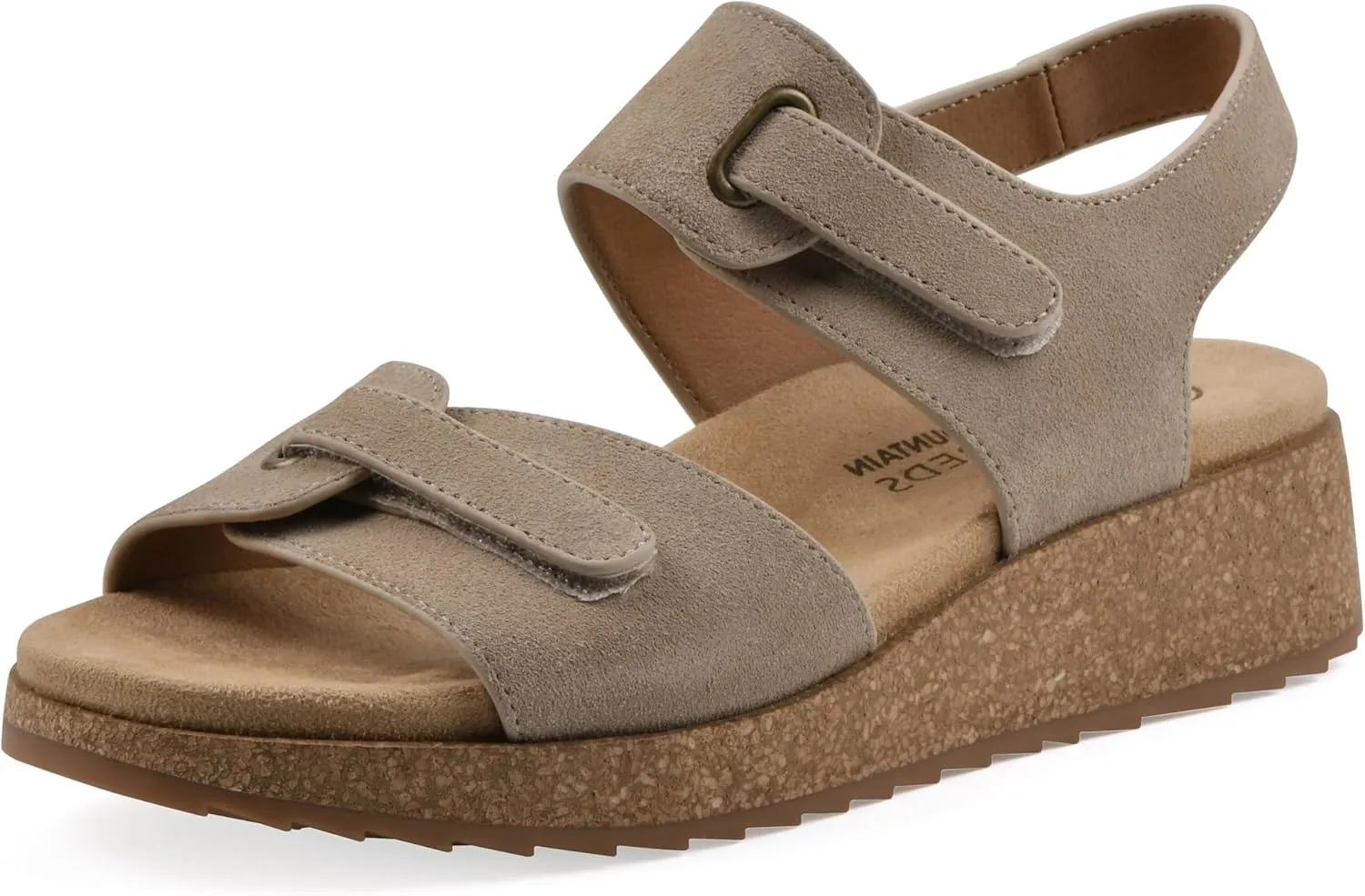 WHITE MOUNTAIN Women's Gelato Mini-Wedge Sandal