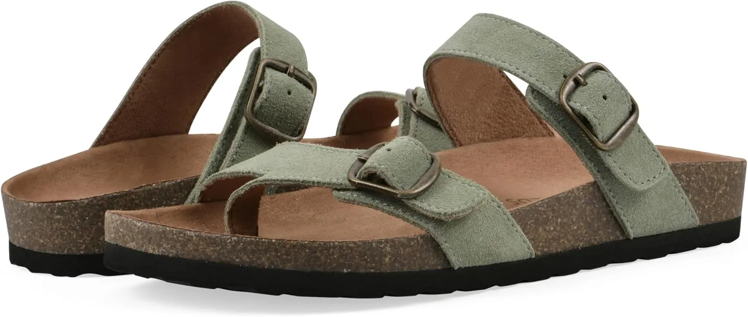 WHITE MOUNTAIN Women's Grams Signature Comfort-Molded Footbed Sandal