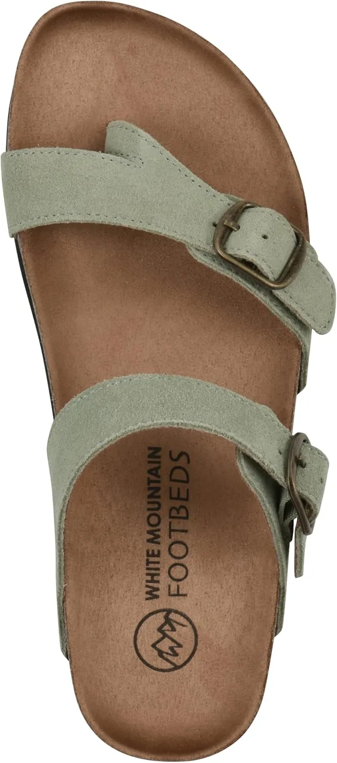 WHITE MOUNTAIN Women's Grams Signature Comfort-Molded Footbed Sandal