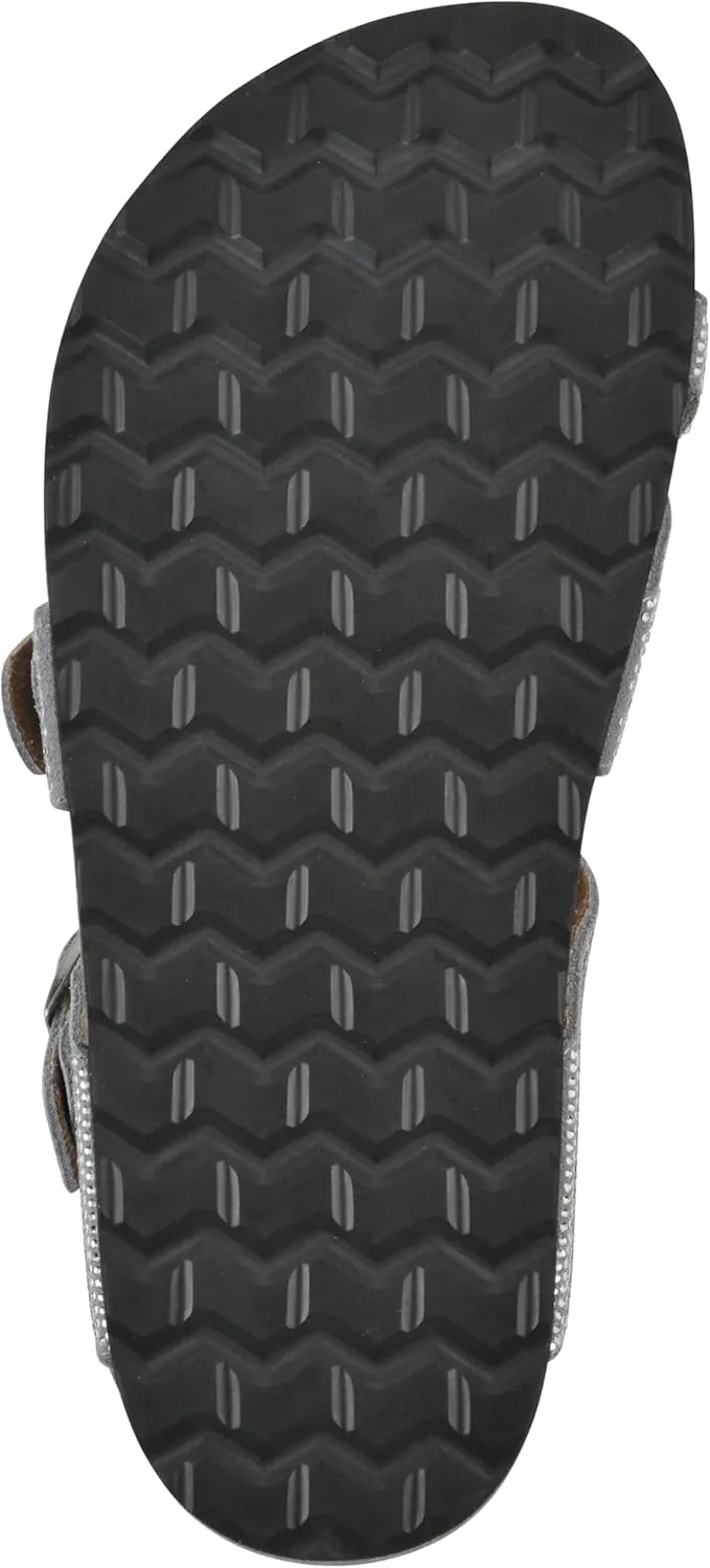 WHITE MOUNTAIN Women's Grays Signature Comfort-Molded Footbed Sandal