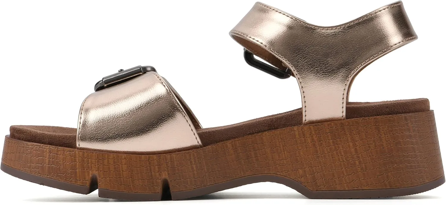 WHITE MOUNTAIN Women's Leftmost Platform Sandal