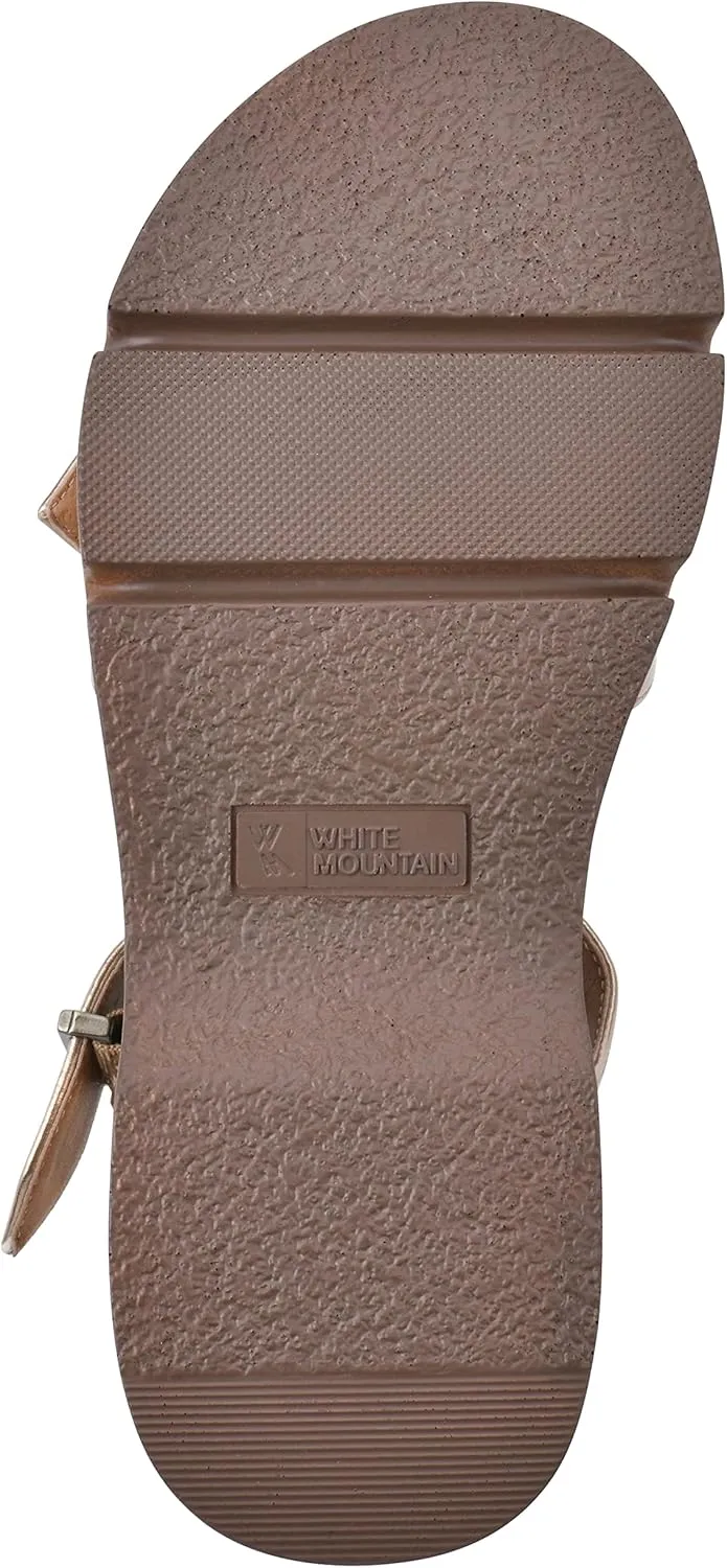 WHITE MOUNTAIN Women's Leftmost Platform Sandal