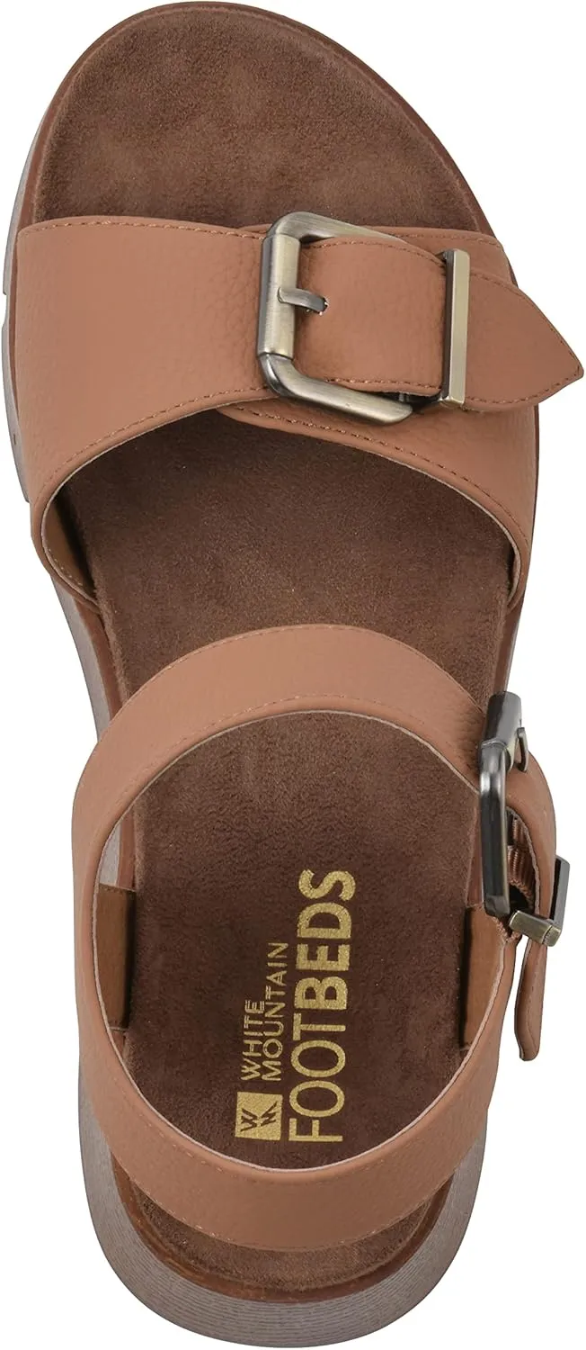 WHITE MOUNTAIN Women's Leftmost Platform Sandal
