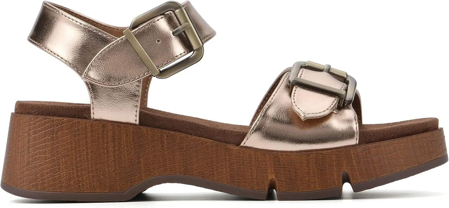 WHITE MOUNTAIN Women's Leftmost Platform Sandal