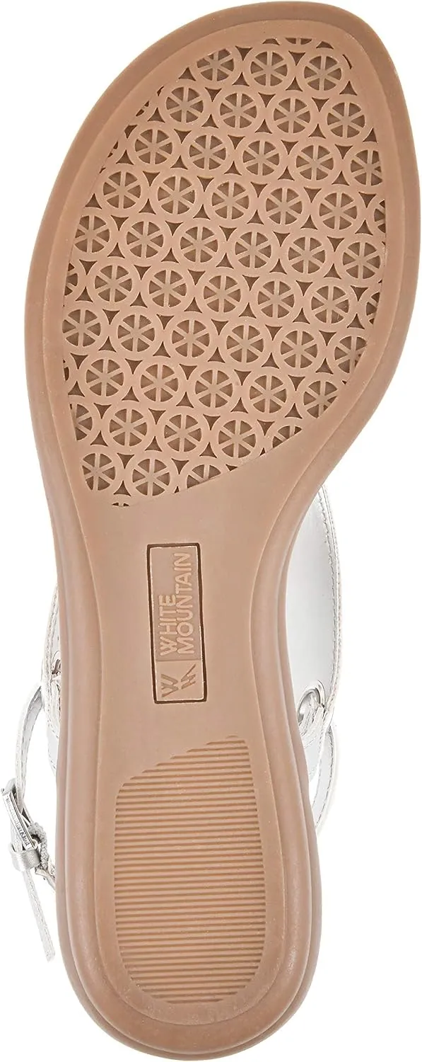 WHITE MOUNTAIN Women's London Flat Sandal