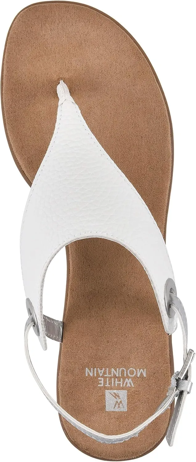 WHITE MOUNTAIN Women's London Flat Sandal