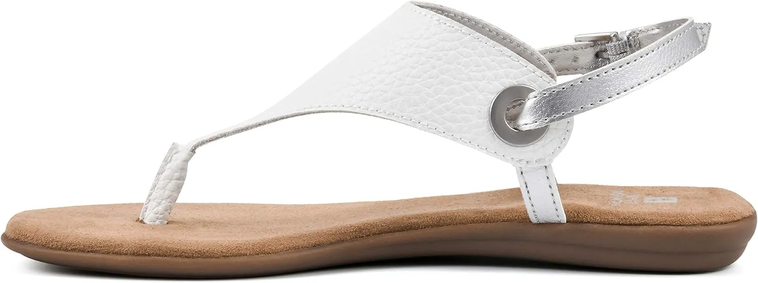 WHITE MOUNTAIN Women's London Flat Sandal