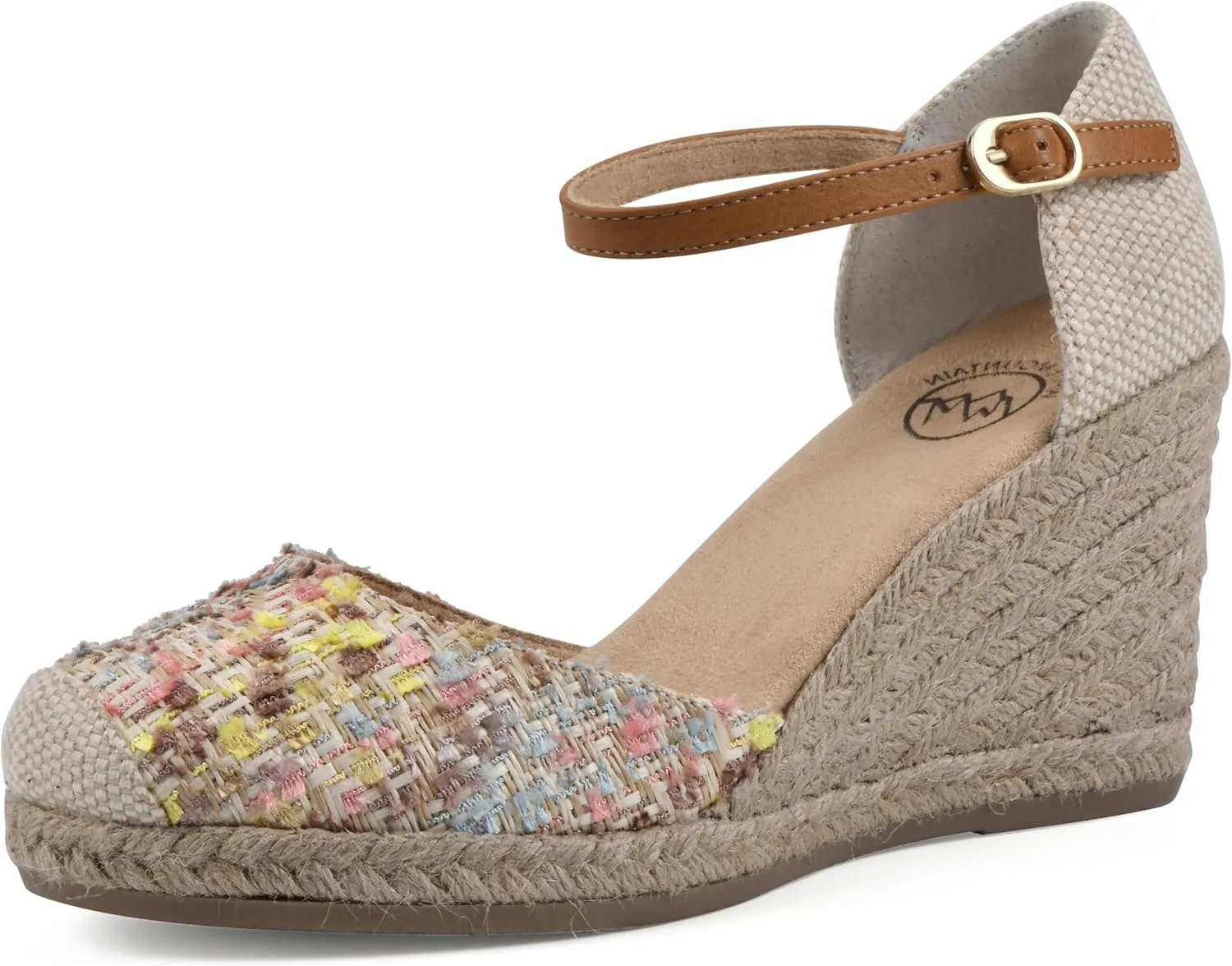 WHITE MOUNTAIN Women's Mamba Espadrille Wedge Sandal