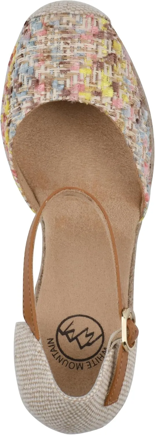 WHITE MOUNTAIN Women's Mamba Espadrille Wedge Sandal