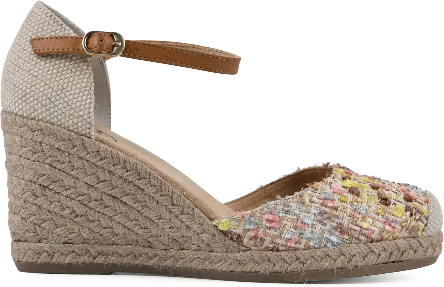 WHITE MOUNTAIN Women's Mamba Espadrille Wedge Sandal