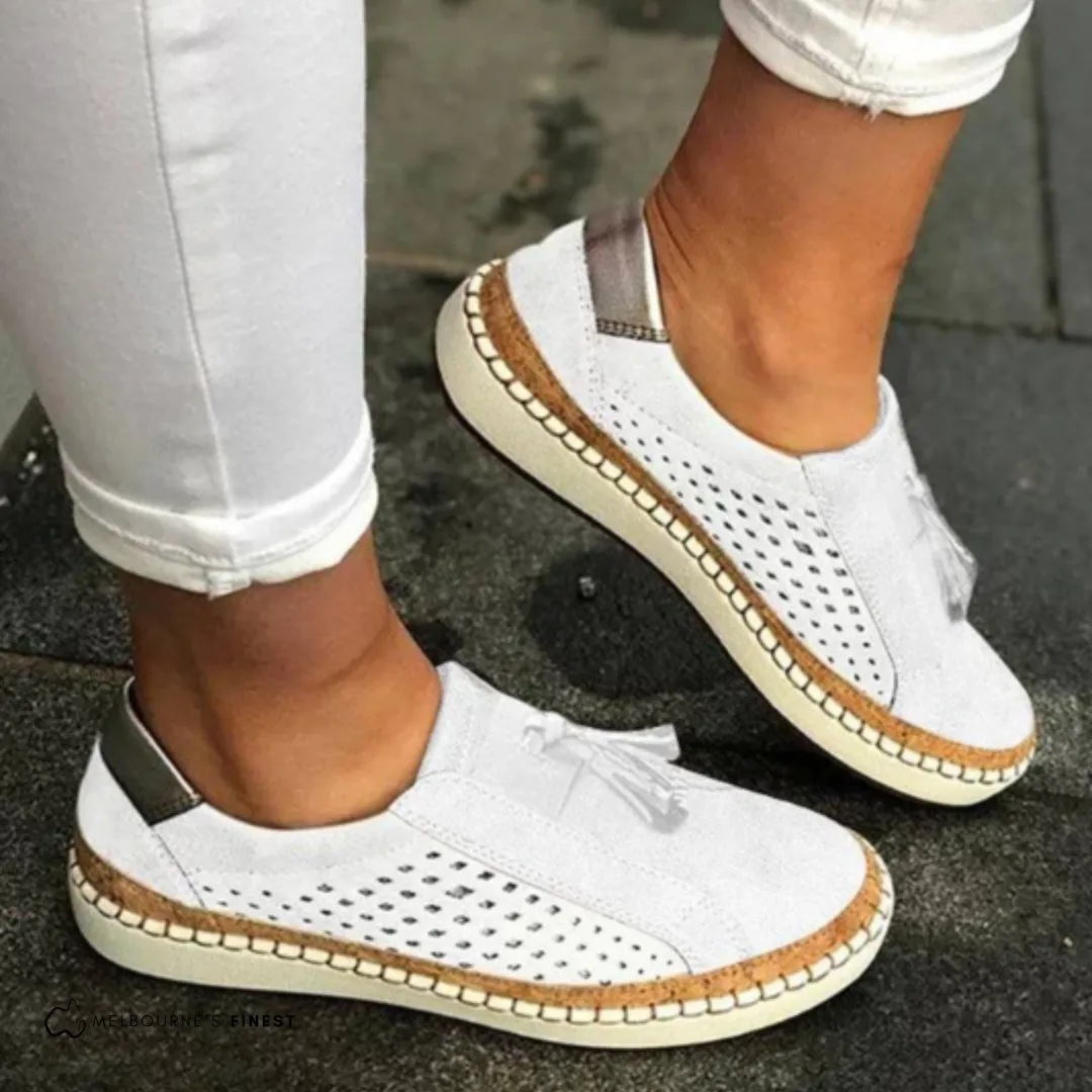 White Sneakers Women | Slip-On Sneakers for All-Day Wear | Jessica