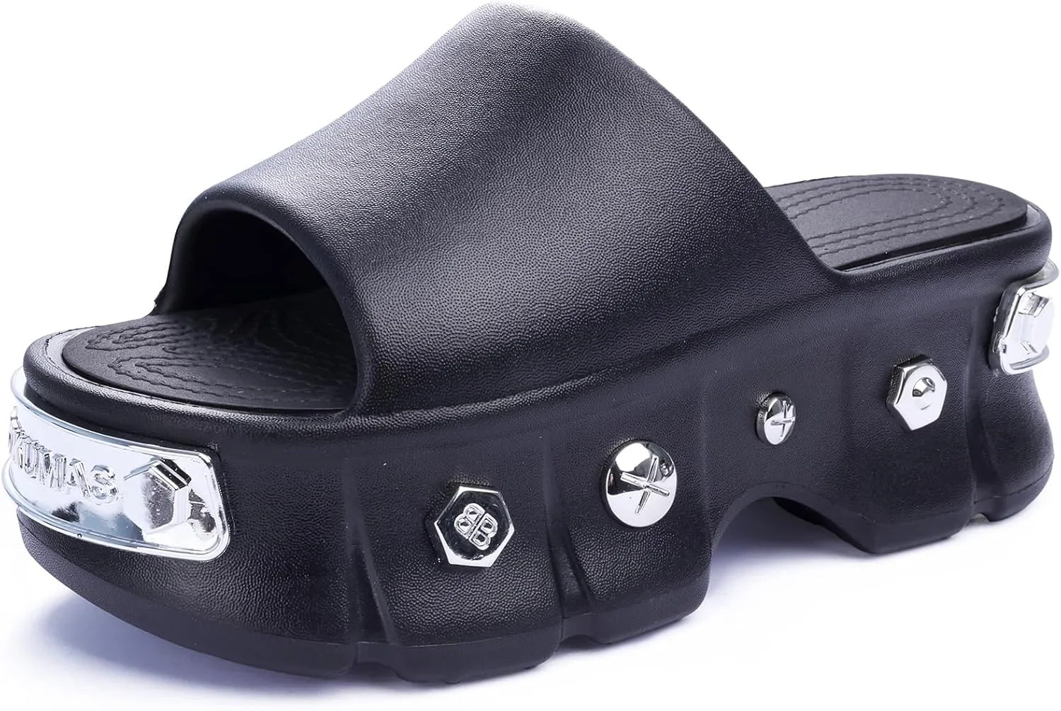 Women Platform Sandals Open Toe Chunky Flatform Slides Sandals Fashion Slip on Summer Beach Sandals Casual Dressy Female Platform Slides for Vacation Comfort Wedges Slide
