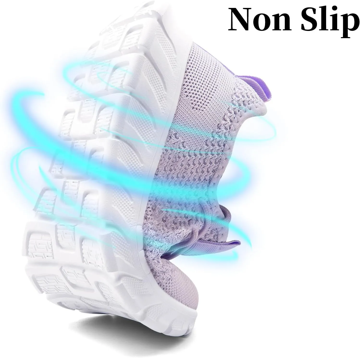 Women Running Shoes Tennis Walking Gym Fashion Sneakers Workout Atheltic Slip On Lightweight Breathable Sport Shoe