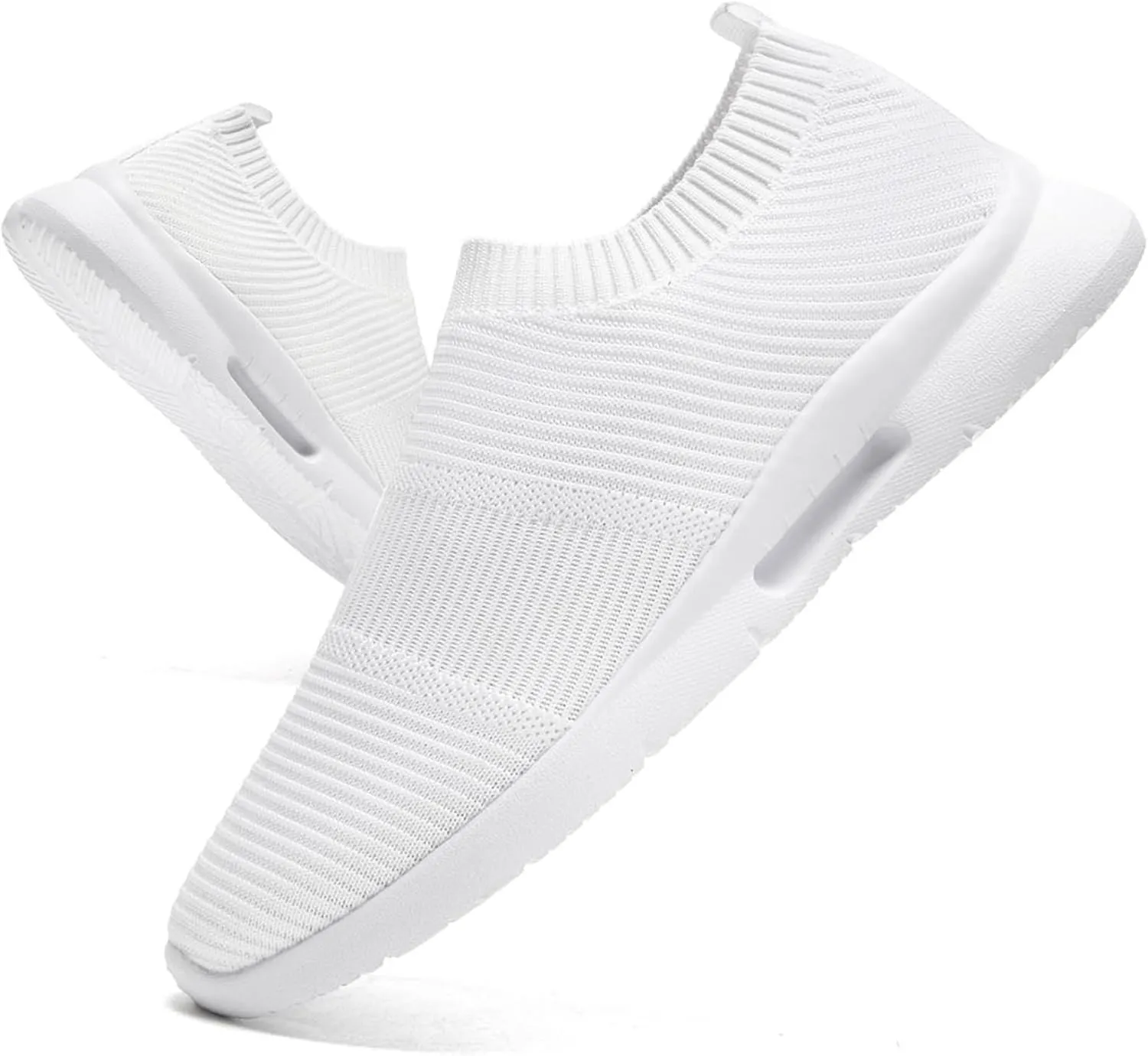 Women Running Shoes Tennis Walking Sneakers Lightweight Slip On Workout Gym Shoes