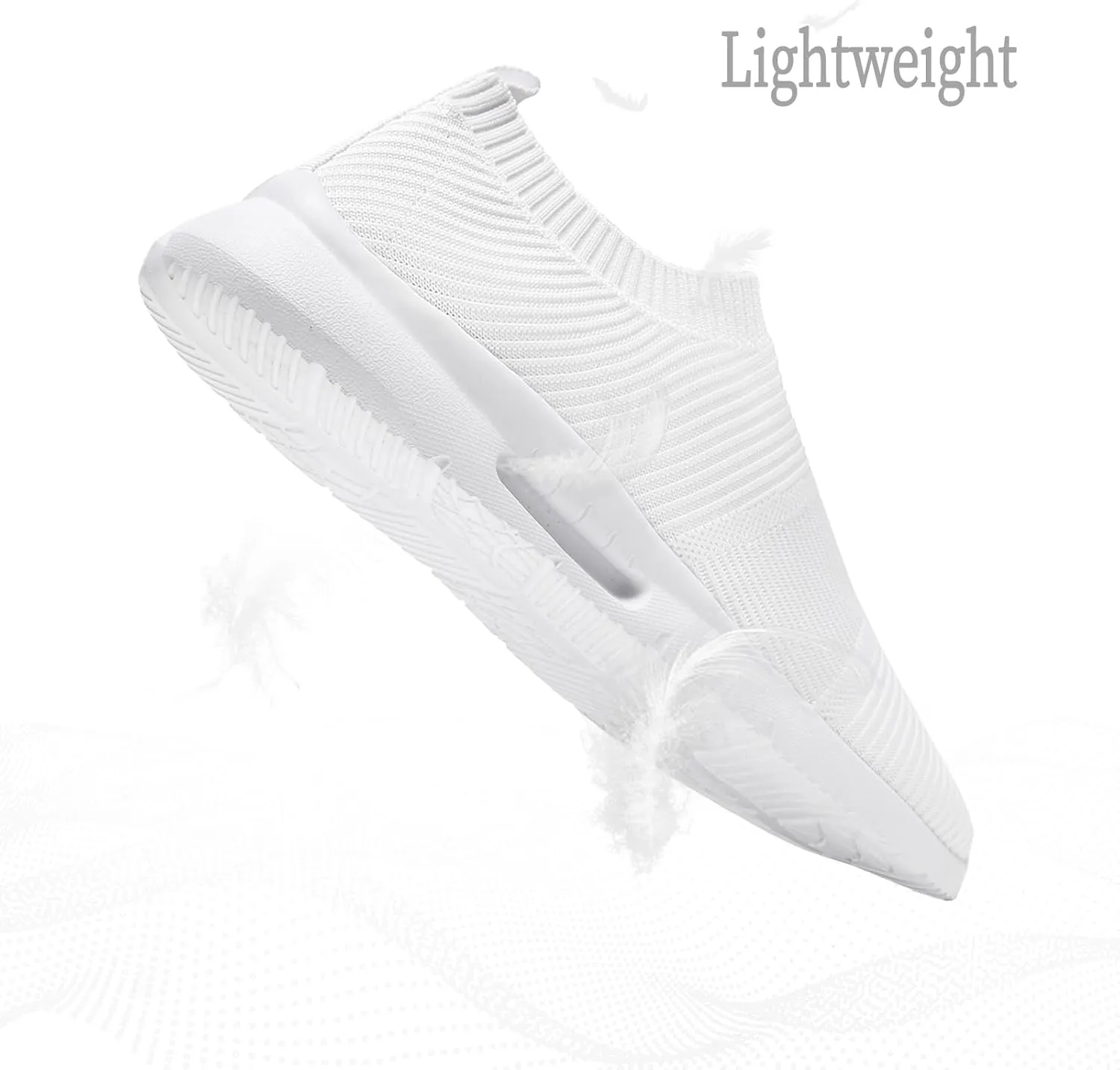 Women Running Shoes Tennis Walking Sneakers Lightweight Slip On Workout Gym Shoes