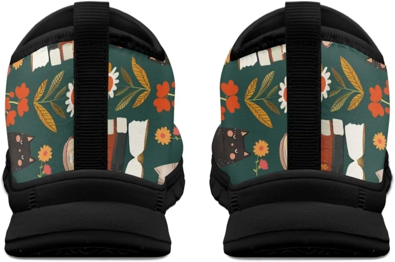 Women Walking Sneakers Casual Fashion Slip On Low Top Shoes Breathable Comfortable Tennis Work Footwear