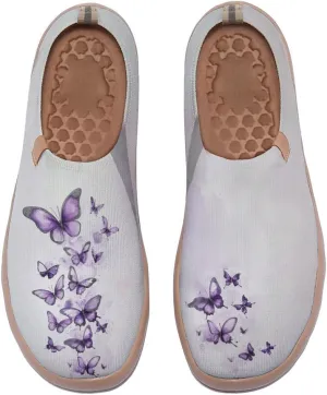 Women's Art Travel Slip-On Casual Shoes Lightweight Breathable Loafers Comfortable Walking Sneakers