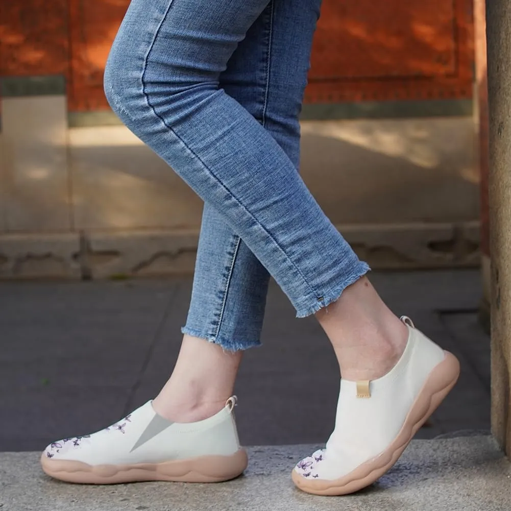 Women's Art Travel Slip-On Casual Shoes Lightweight Breathable Loafers Comfortable Walking Sneakers
