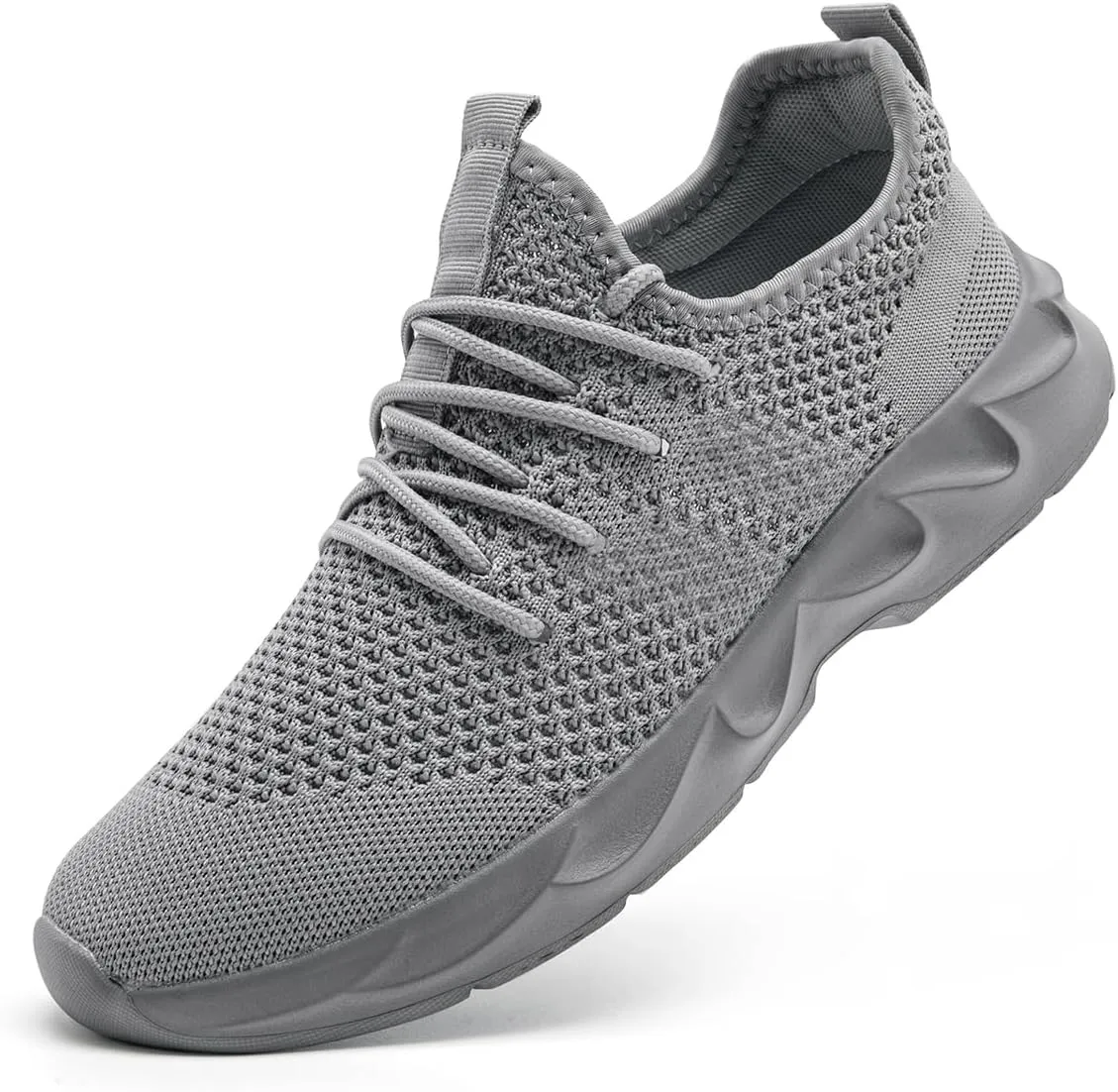 Women's Breathable Casual Athletic Sneakers, Lightweight Comfortable Slip On Gym Walking Tennis Fashion Sports Shoes