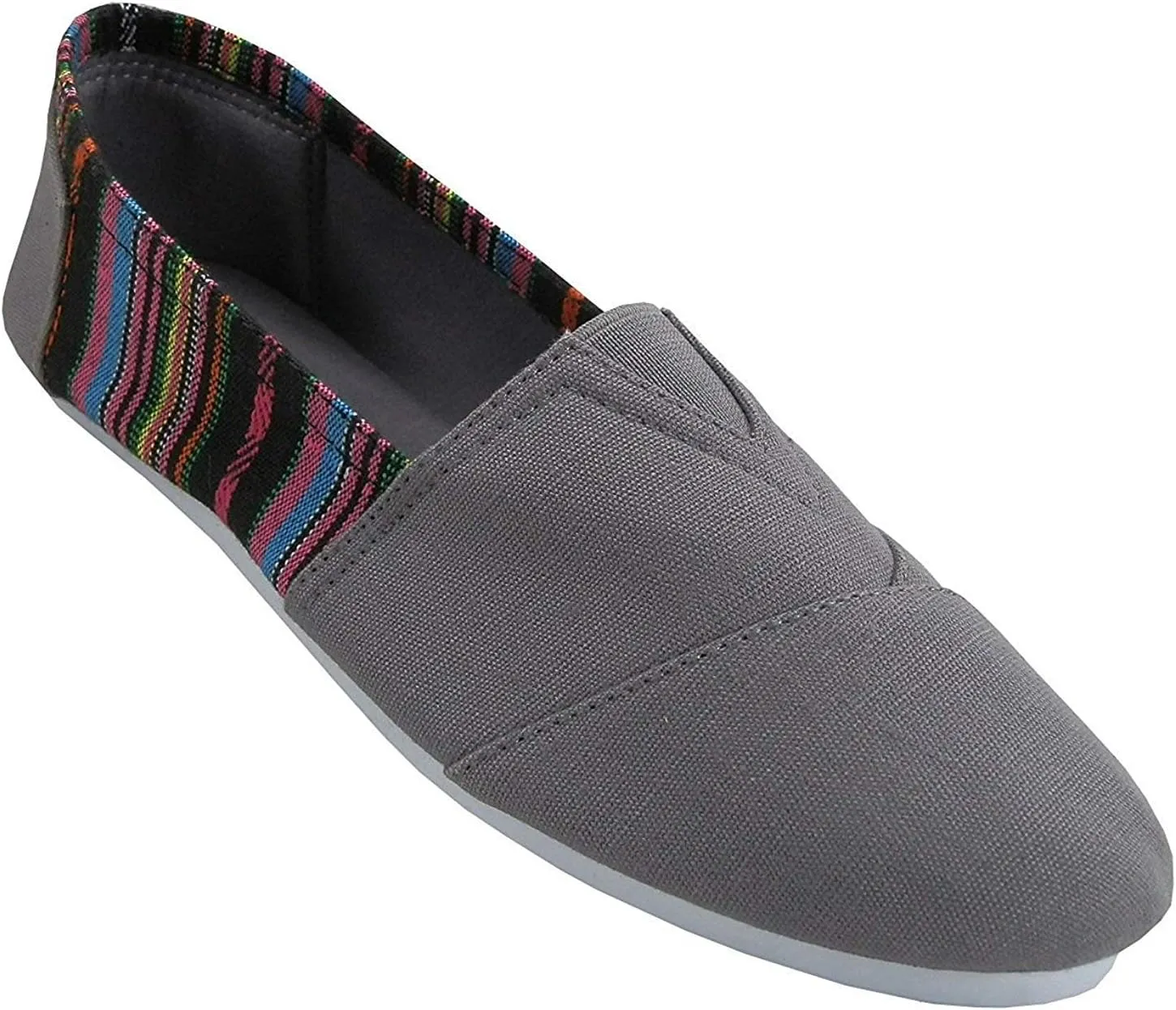 Women's Canvas Slip-On Shoes with Padded Insole