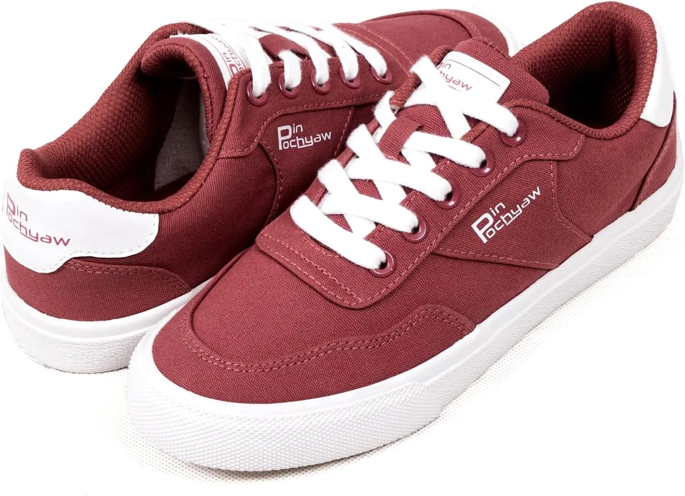 Womens Canvas Sneakers Lace Up Canvas Loafers Casual Non Slip Walking Shoes Classic Simple Flat Fashion Sneakers