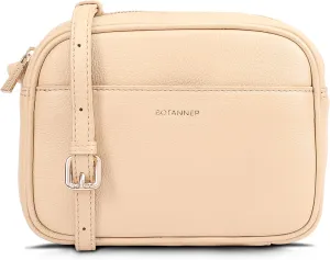 Women's Elegant Genuine Leather Crossbody Bag - Versatile Design, Adjustable Strap, Top Zip Closer, Light & Chic