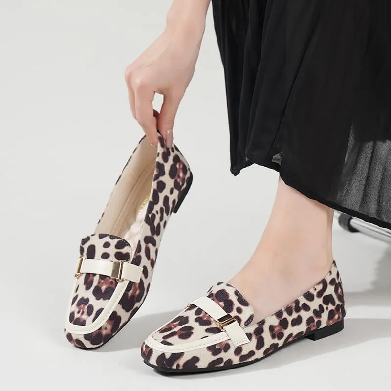 Women's Flats Comfortable Dressy Casual Work Flats Breathable Slip On Walking Shoes