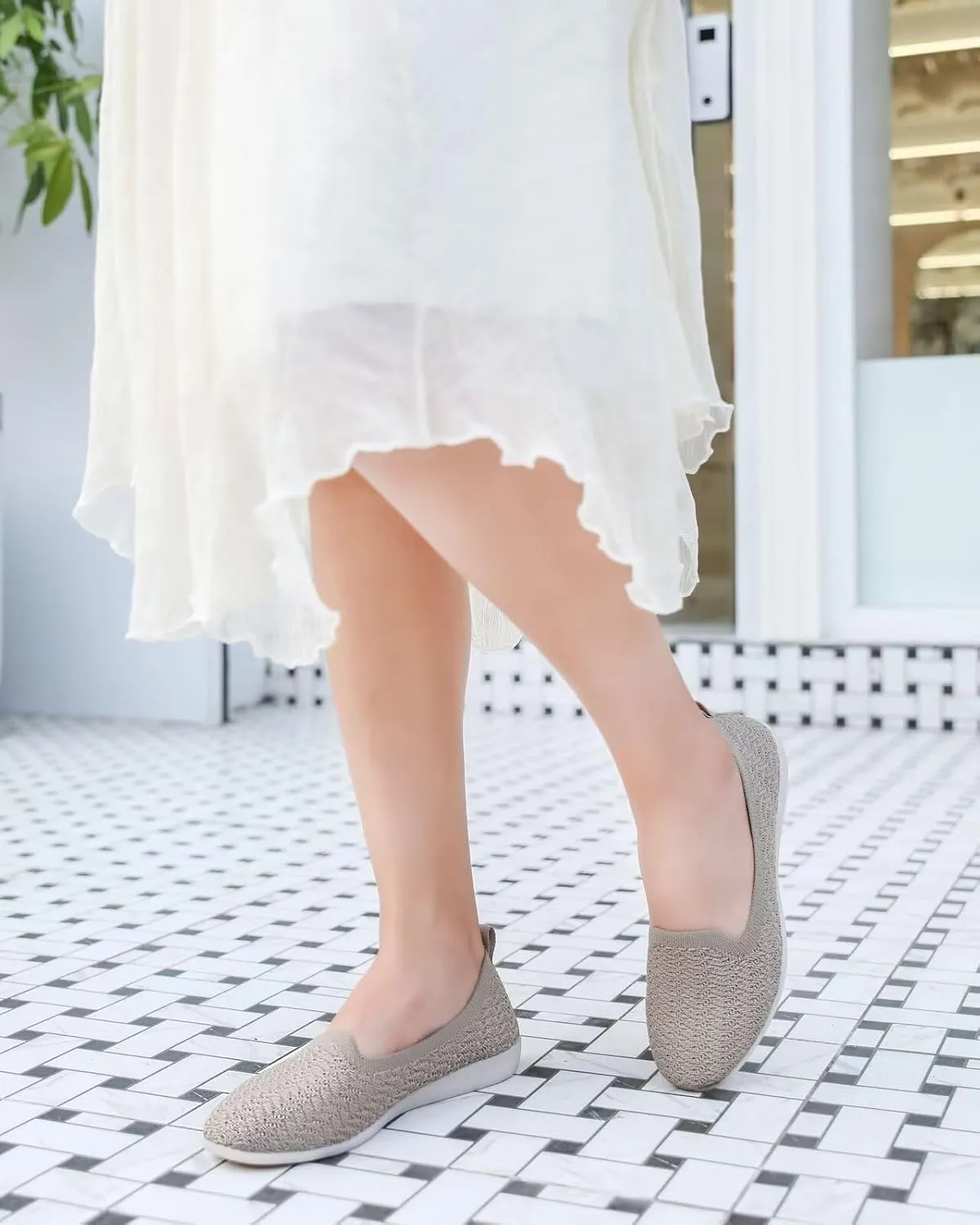 Women's Loafer Flats Round Toe Dressy Shoes Comfort Walking Slip-on Work Penny Office Driving Shoes