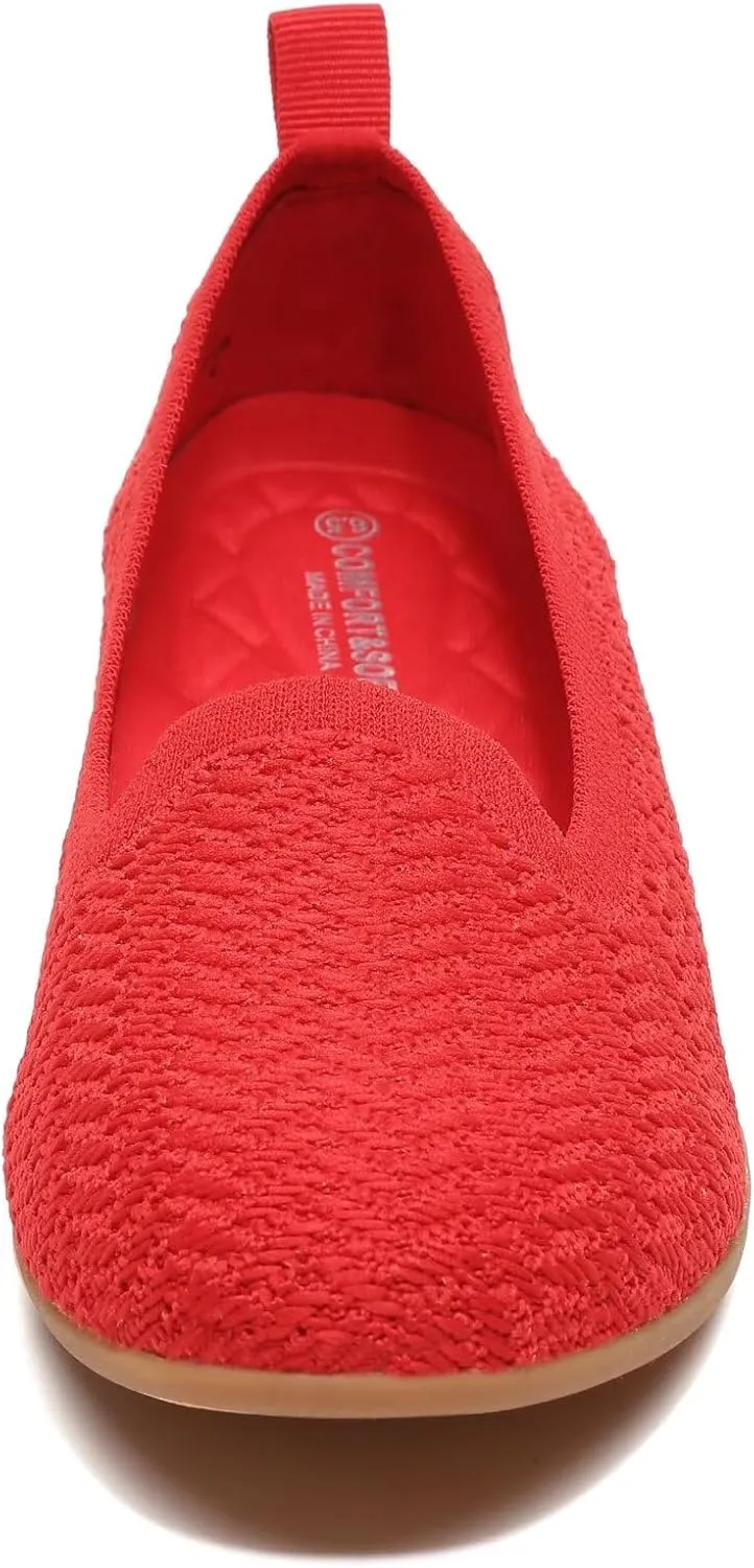 Women's Loafer Flats Round Toe Dressy Shoes Comfort Walking Slip-on Work Penny Office Driving Shoes