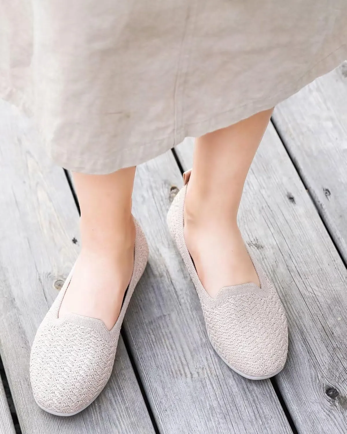 Women's Loafer Flats Round Toe Dressy Shoes Comfort Walking Slip-on Work Penny Office Driving Shoes