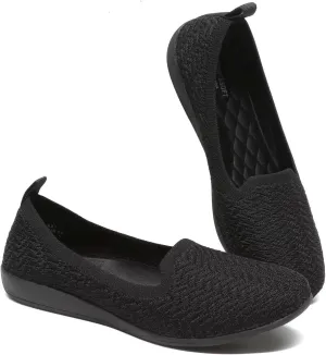 Women's Loafer Flats Round Toe Dressy Shoes Comfort Walking Slip-on Work Penny Office Driving Shoes